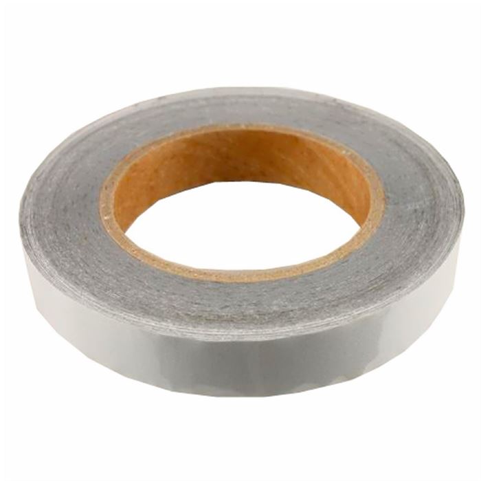 Reflektif Fosfor Şerit Bant Reflektör Beyaz 2cm x 25 Metre