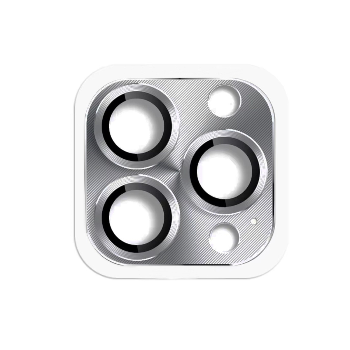 iPhone 16 Pro Max Pers Alüminyum Kamera Lens - Gri