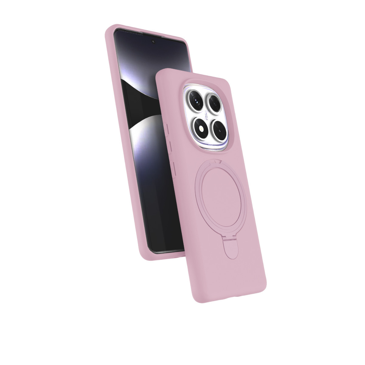 Redmi Note 14 Pro 4G Regal Magsafe Standlı Kapak - Açık Pembe