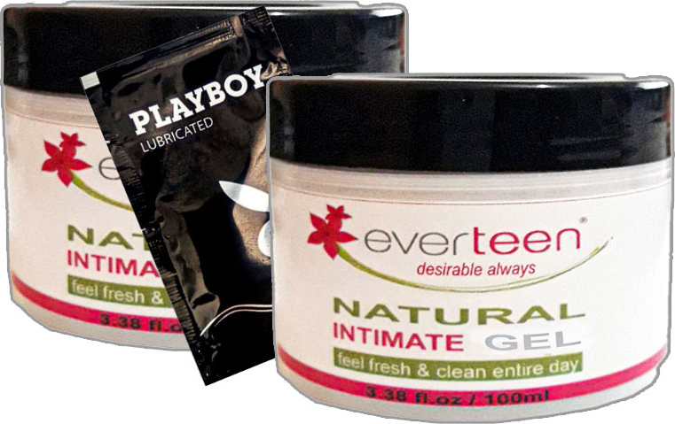 Everteen 2 Adet 100 ml Natural Intimate Gel Feel Fresh & Clean Entire Day Bayan Temizlik ve Hijyen Jeli GZYSTR:0301