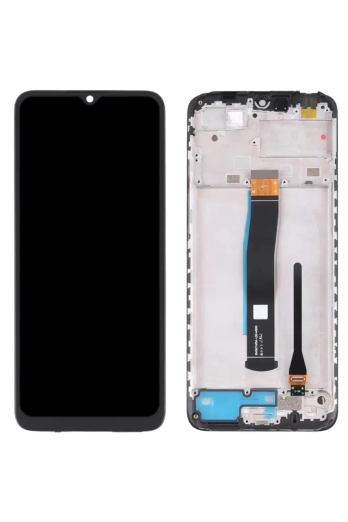 Redmi 10C Uyumlu Ekran Dokunmatik Çıtalı SRV (Siyah)