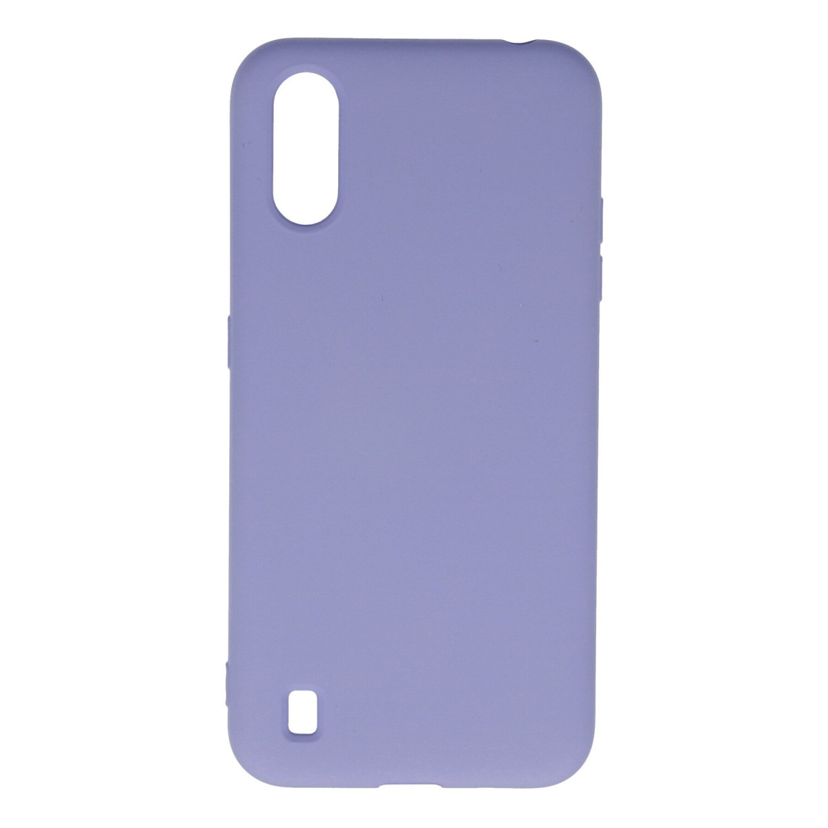 Galaxy A01 Kılıf Nano içi Kadife Silikon - Lila