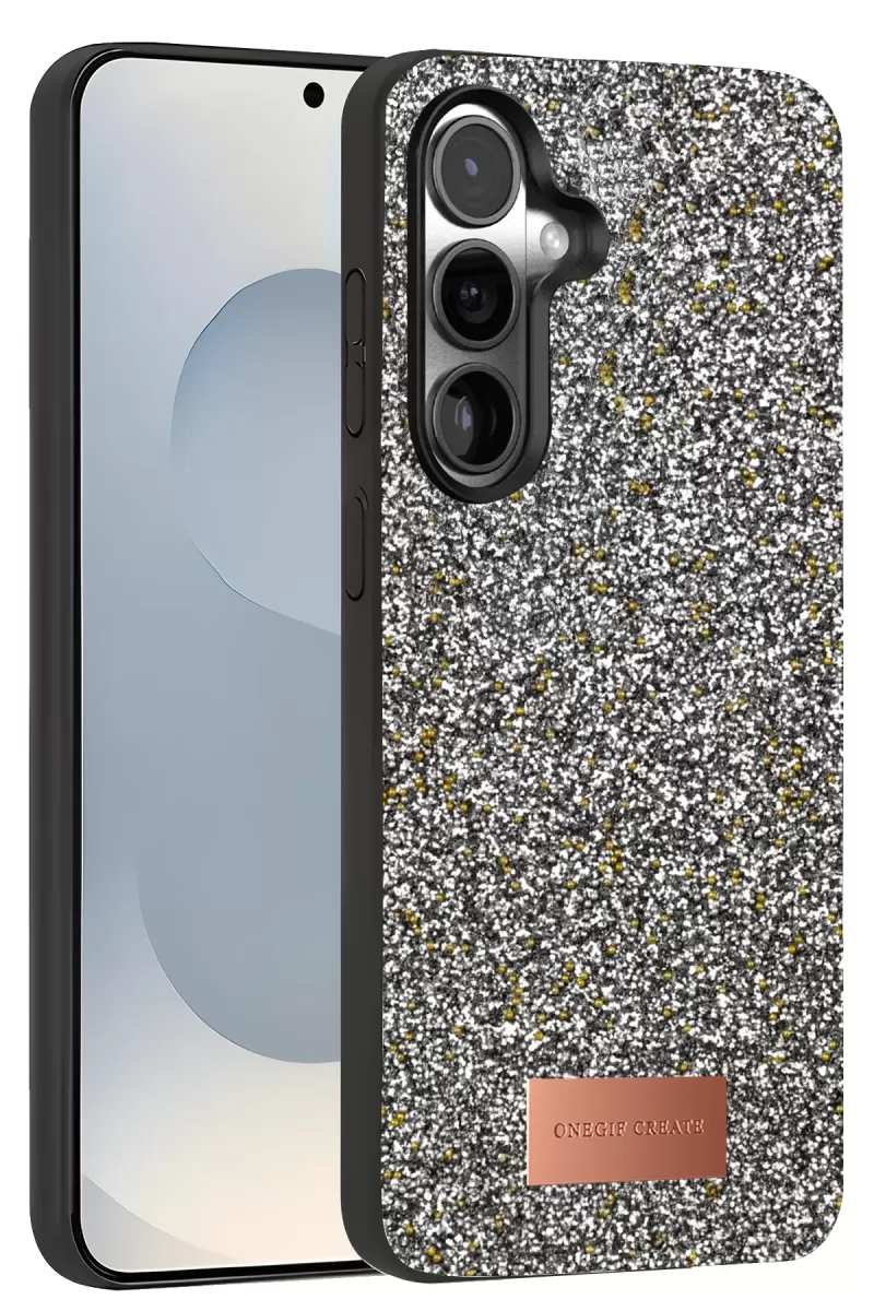 Galaxy S25 Plus Bright Simli Kapak - Gold