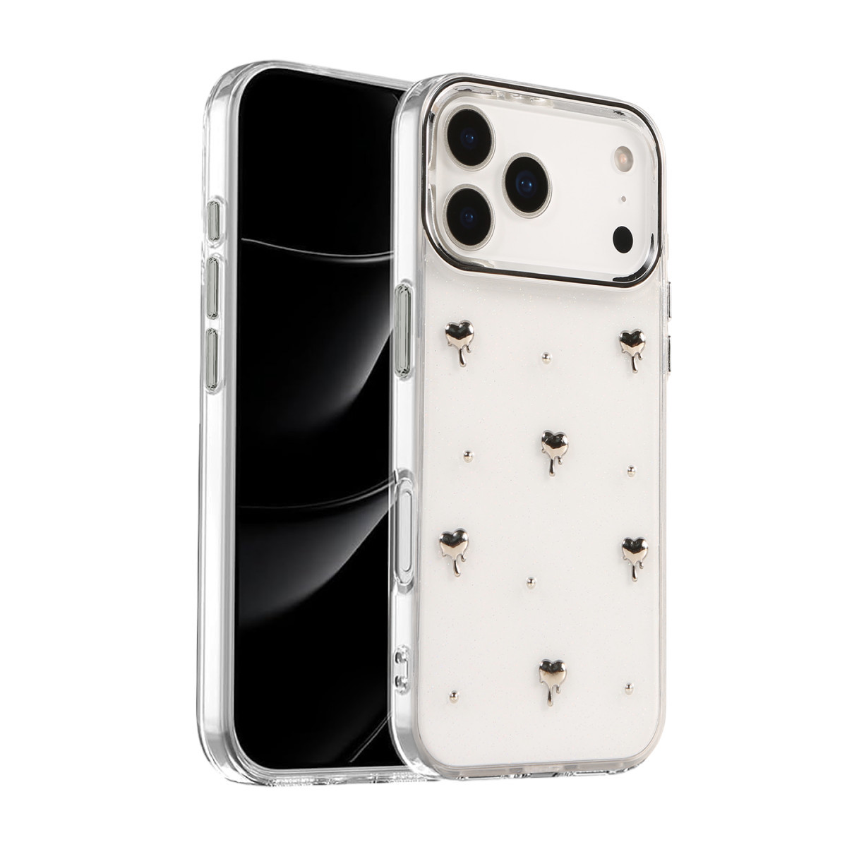 iPhone 17 Pro Fiyonk Desenli Kapak - Desen 1