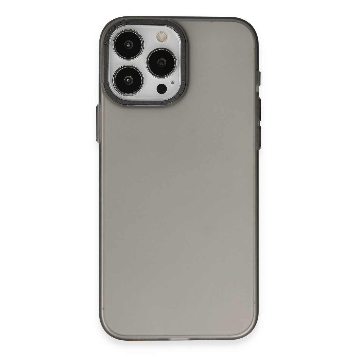iPhone 15 Pro Max Kılıf Modos Metal Kapak - Siyah
