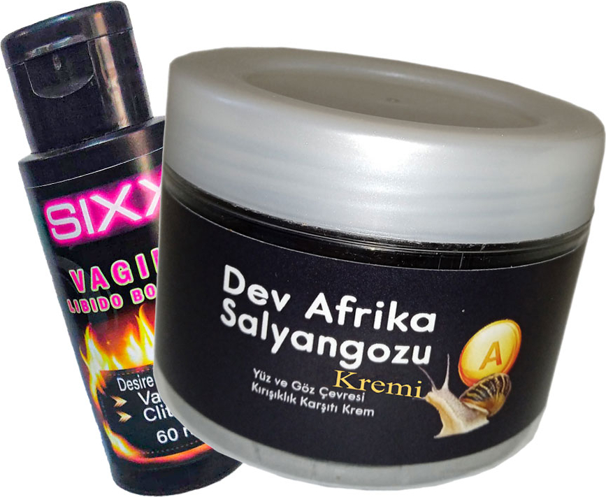 Bonie Giant Afrika Ksıxx:30 Anti-Aging Krem 100ML Dev Afrika Salyangozu Ile +  Sıxx Bayan 0rgazzm Kremi