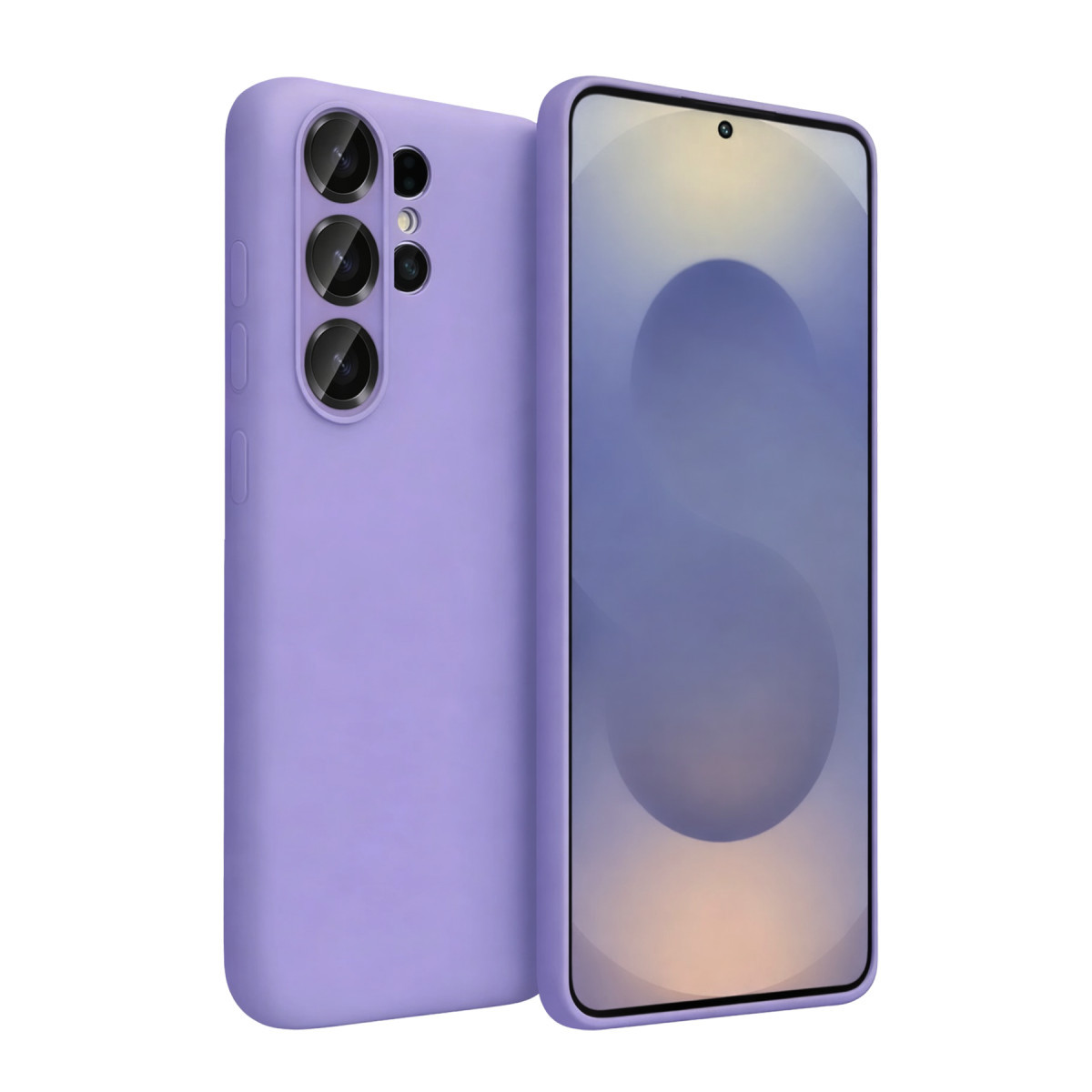 Galaxy S26 Ultra Nano içi Kadife Silikon - Lila