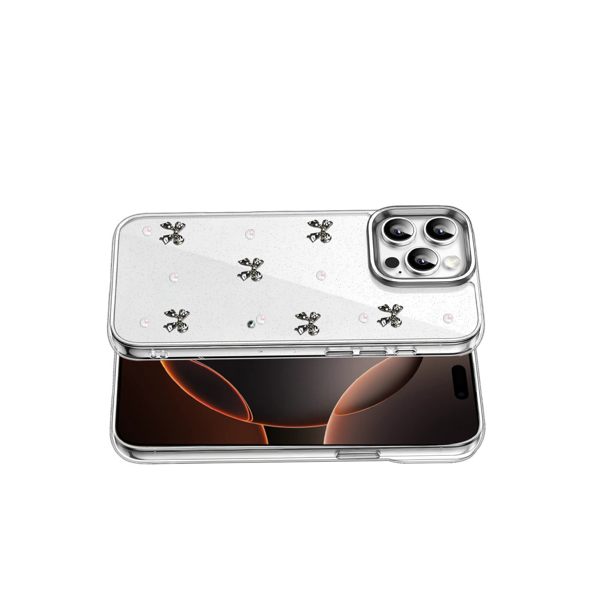 iPhone 15 Pro Max Fiyonk Desenli Kapak - Desen 8 — görsel 3