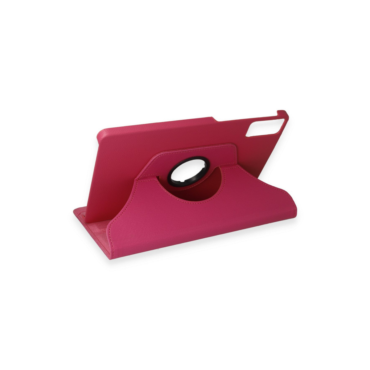 Redmi Pad SE Kılıf 360 Tablet Deri Kılıf - Pembe
