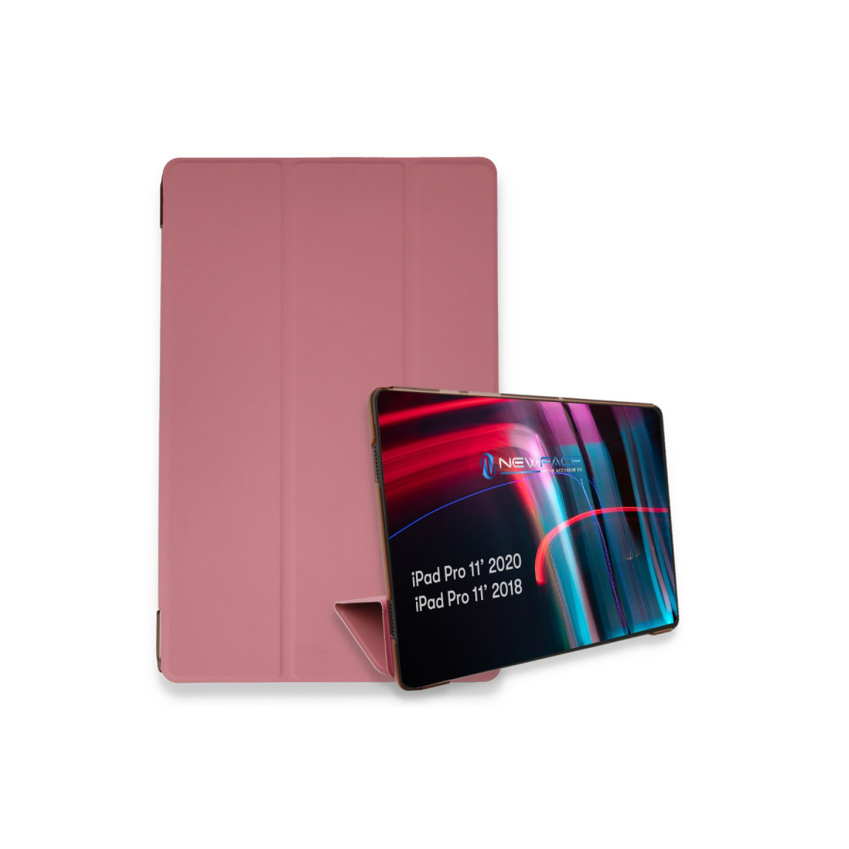 iPad 2022 10.9 (10.nesil) Kılıf Tablet Smart Kılıf - Pembe