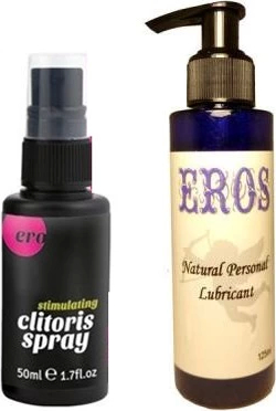Eros Hintohu Kadınlara Özel Sprey 50 Ml+Eros 125 ml Lubricant Gel