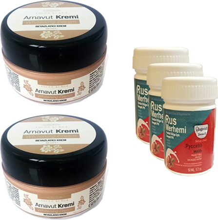 Three Brand Arnavut Kremi 2 Adet + Rus Merhemi 50 ml 3 Adet