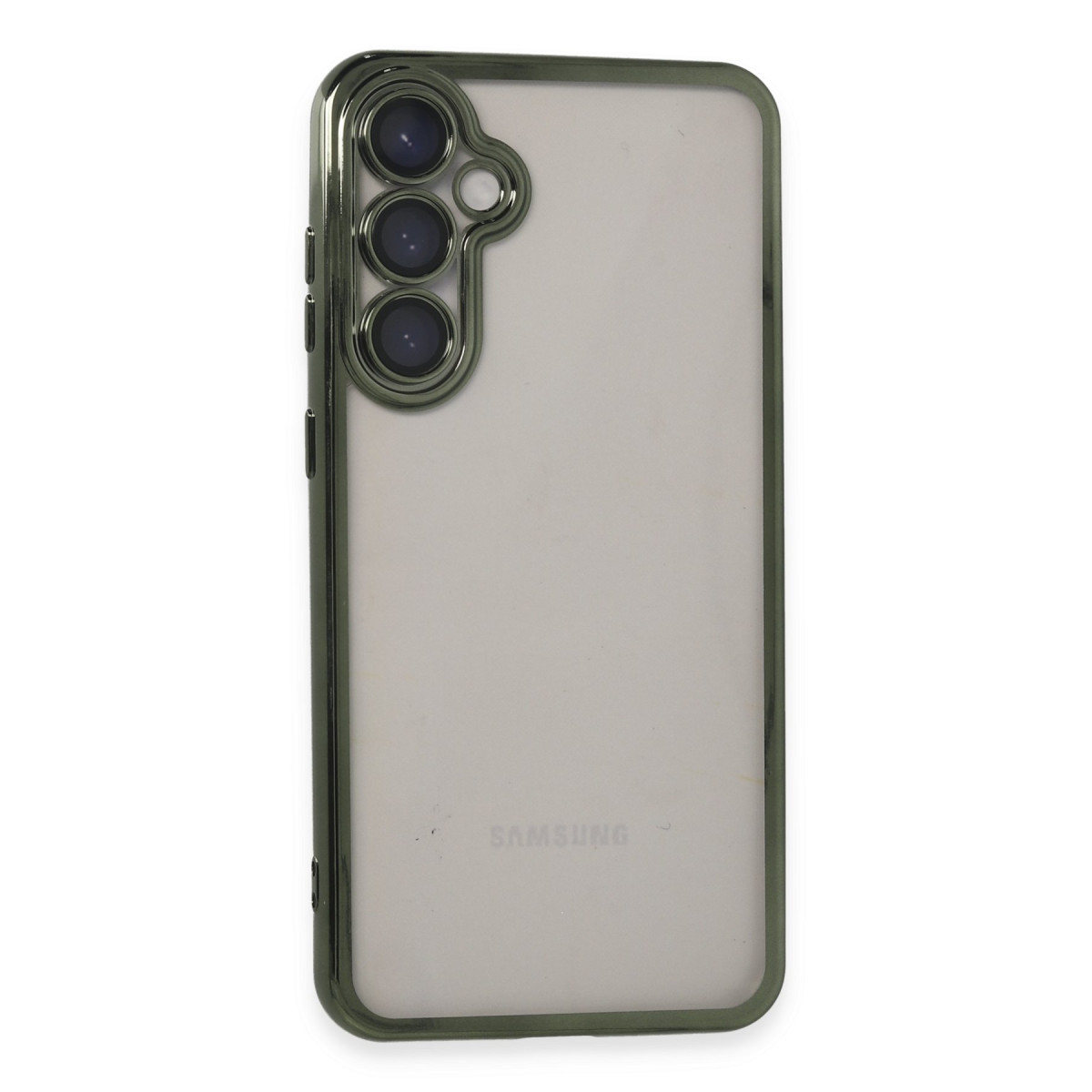 Galaxy S23 FE Kılıf Razer Lensli Silikon - Yeşil