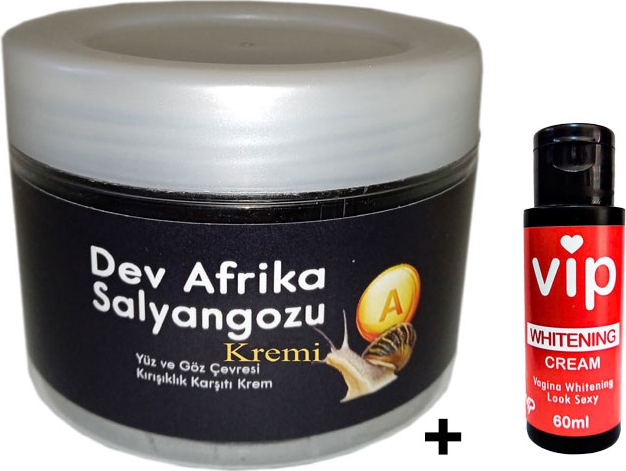 Giant Yàşlanma Kàrsıtı Salyangozkremi 100ML Dev Afrikasalyangozu + Vip Vajinarenk Açıcıkrem 60 ml