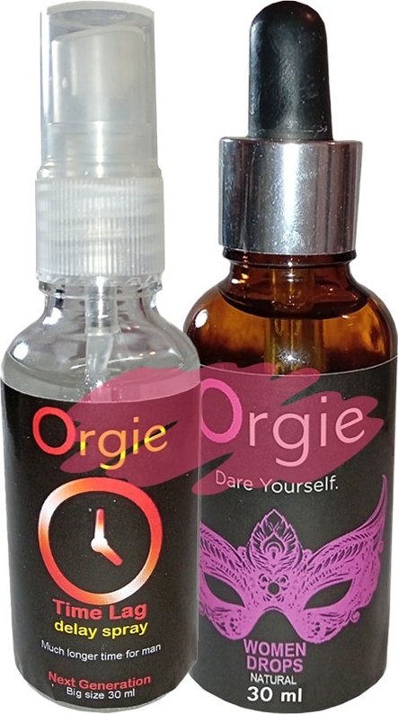 L.orgie 30 ml Erkeklere Özel Formüllüsprey + Kadınlara Özel Uyarıcıdamıa 30 ml