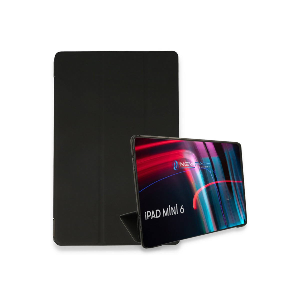 iPad Mini 6 Kılıf Tablet Smart Kılıf - Siyah