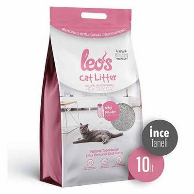 Cat Litter Baby Powder Kokulu İnce Taneli Kedi Kumu 10 Lt