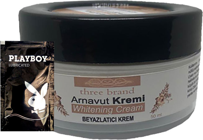 Three Brand Arnavut Kremi Whitens Cream Aklık Kremi 50 ml + Jel Hediye