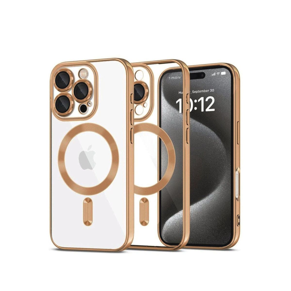 iPhone 16 Pro Kılıf Kross Magneticsafe Kapak - Çöl Titanyum