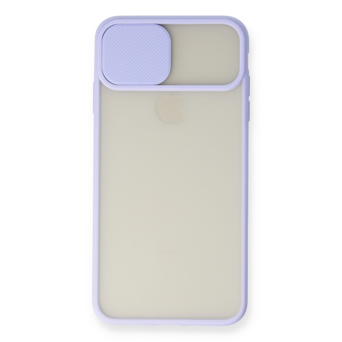 iPhone XS Max Kılıf Palm Buzlu Kamera Sürgülü Silikon - Lila — görsel 2
