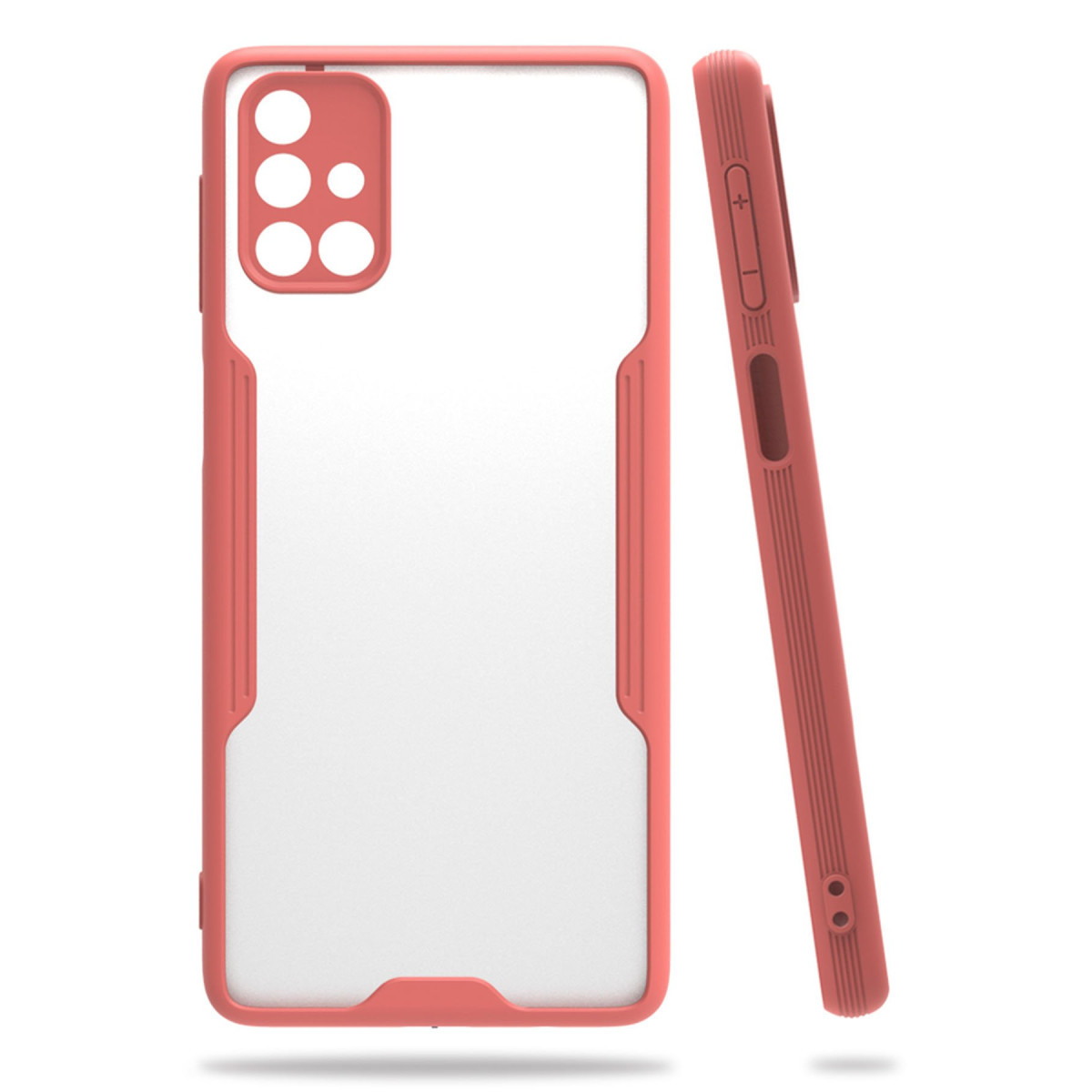 Galaxy M31S Kılıf Platin Silikon - Pembe