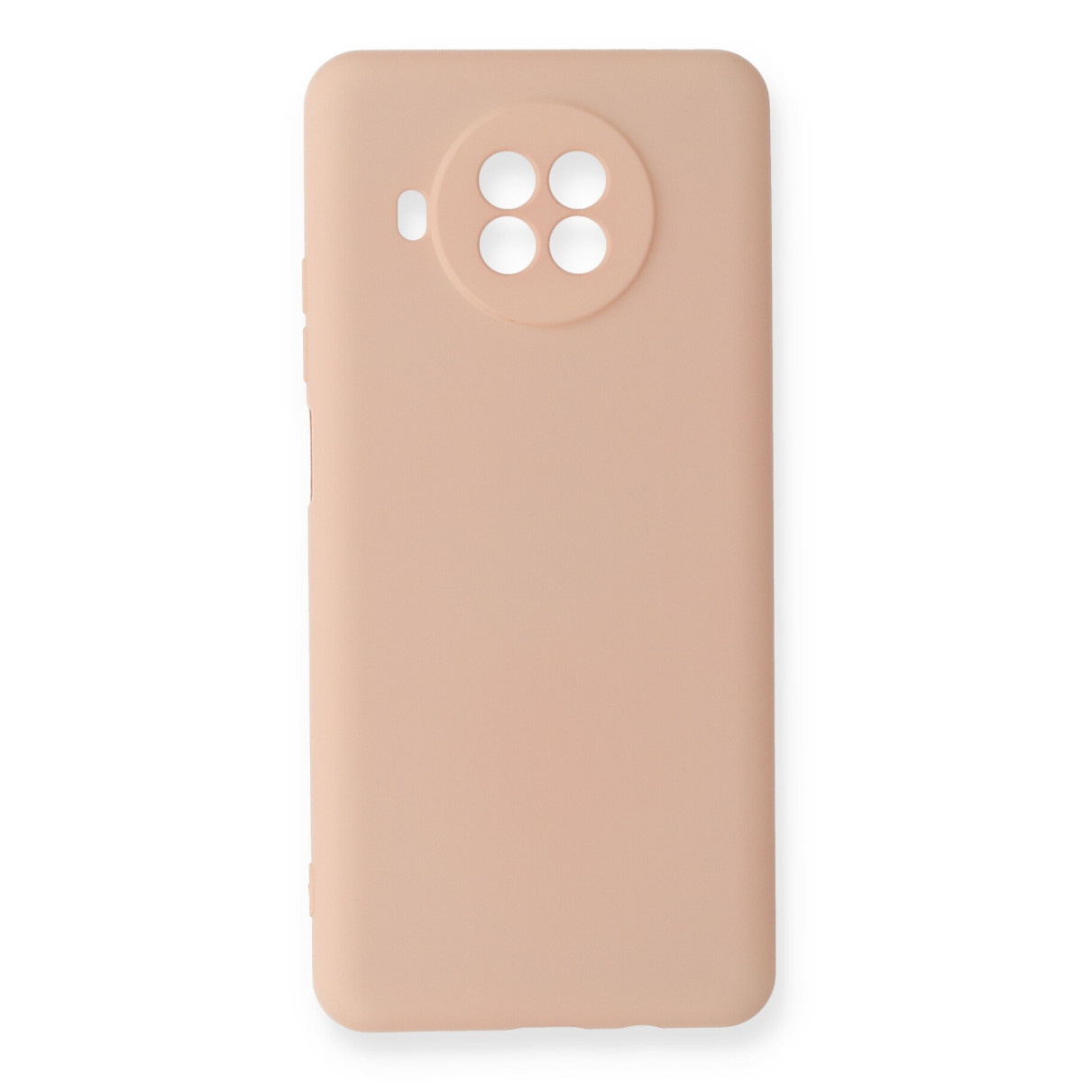 Mi 10T Lite Kılıf Nano içi Kadife Silikon - Pudra