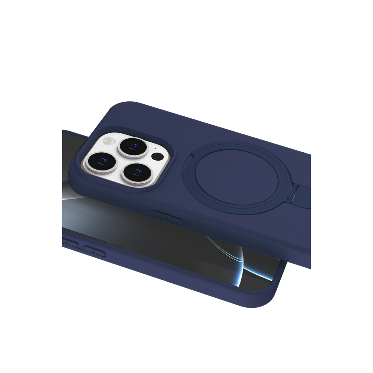 iPhone 14 Pro Max Regal Magsafe Standlı Kapak - Lacivert — görsel 4