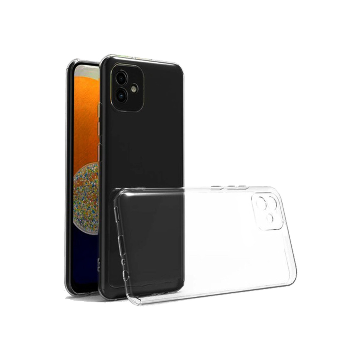 Galaxy A05 Kılıf Lüx Şeffaf Silikon
