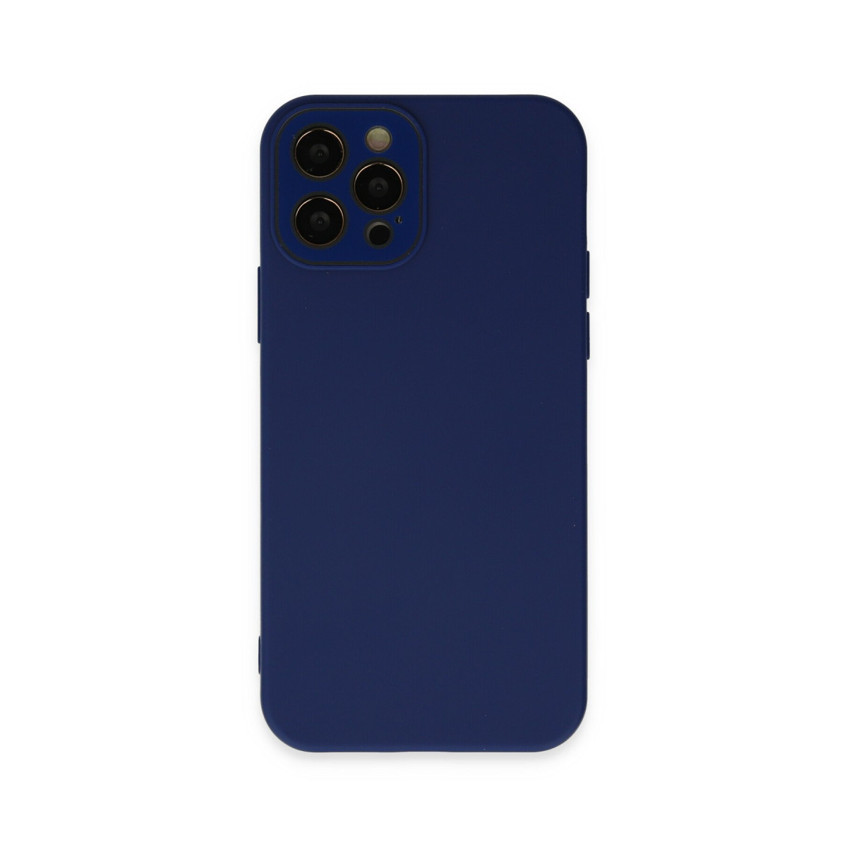 iPhone 12 Pro Max Kılıf Lansman Glass Kapak - Sky Blue
