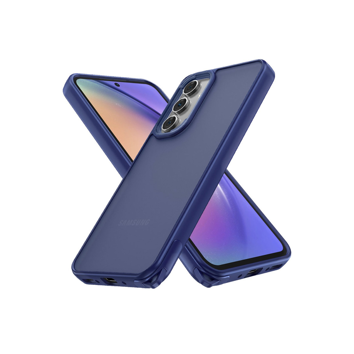 Galaxy A05S Kılıf Elegant Kapak - Lacivert