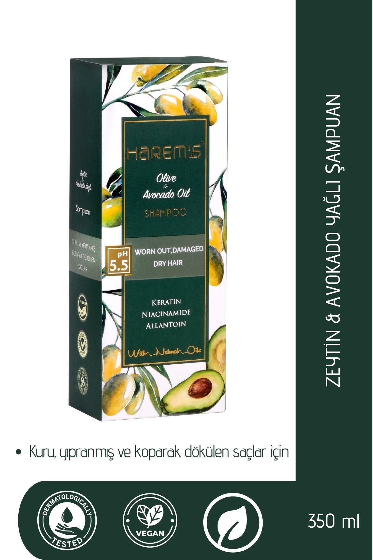 Şampuan & Zeytinyağı Ve Avokado Yağı Şampuan 350ML