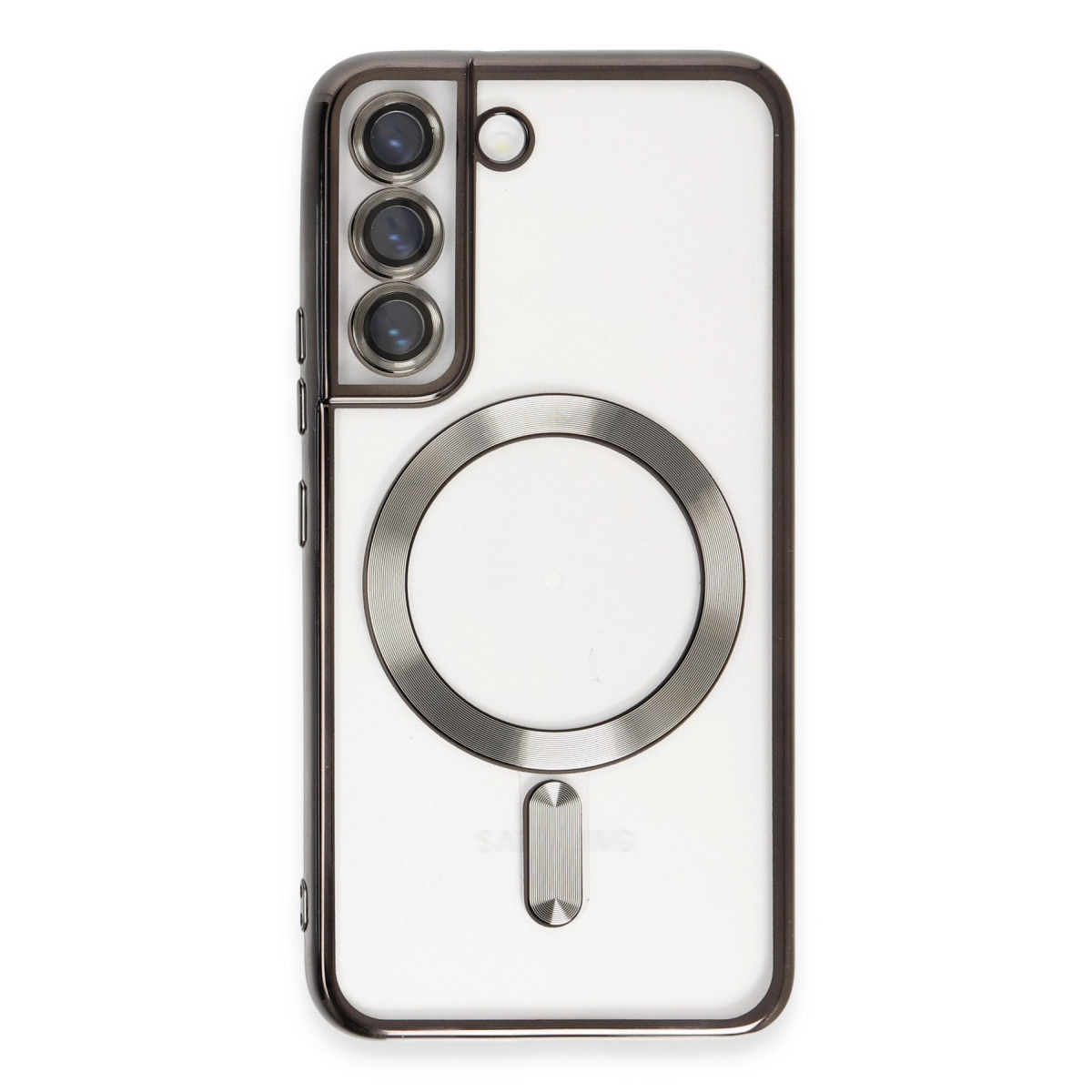 Galaxy S22 Kılıf Kross Magneticsafe Kapak - Siyah