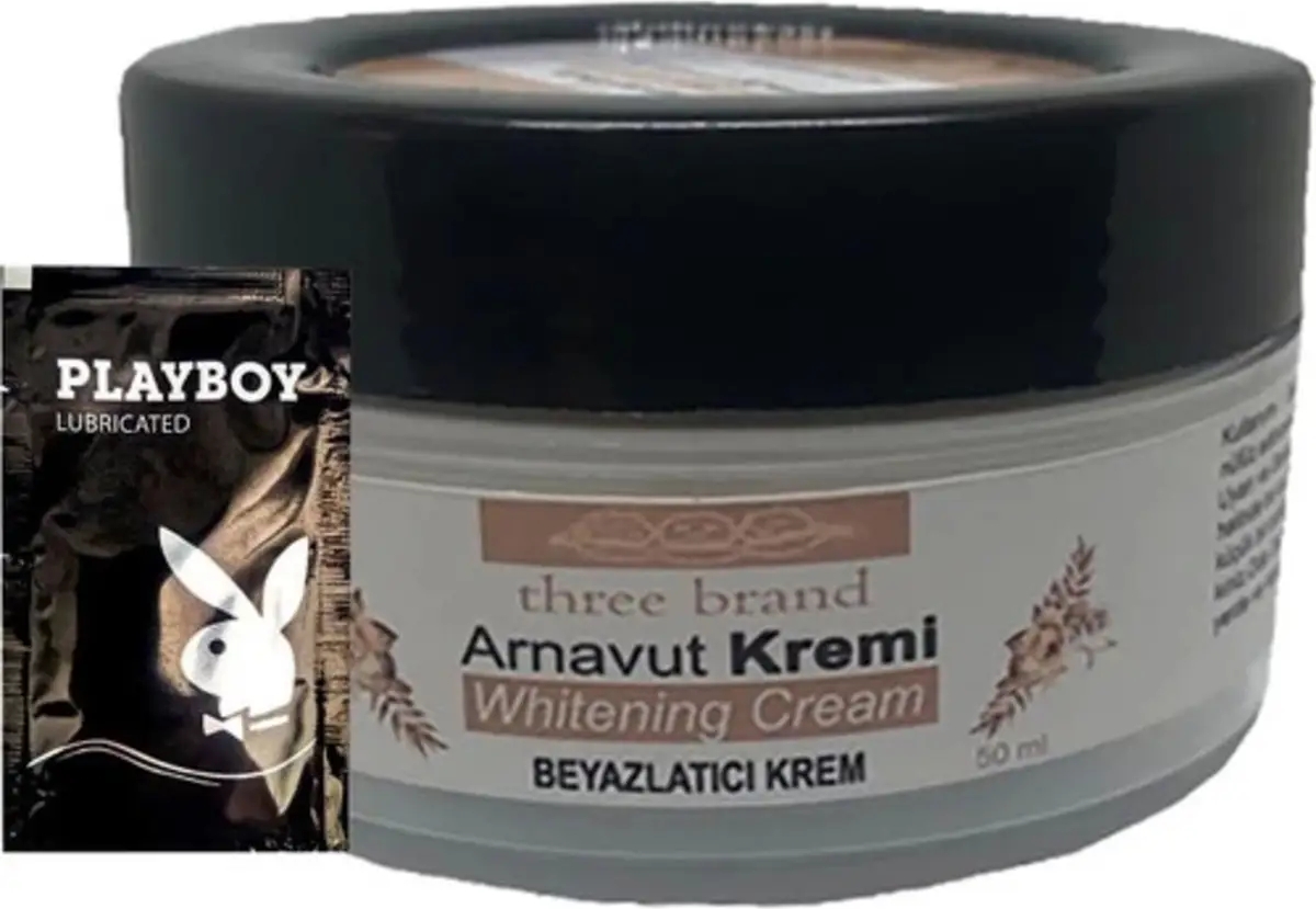 Süper Three Brand Arnavut Kremi Whitens Cream 50 ml Sel Antikara Kremi + 1 Adet Jel Hediye