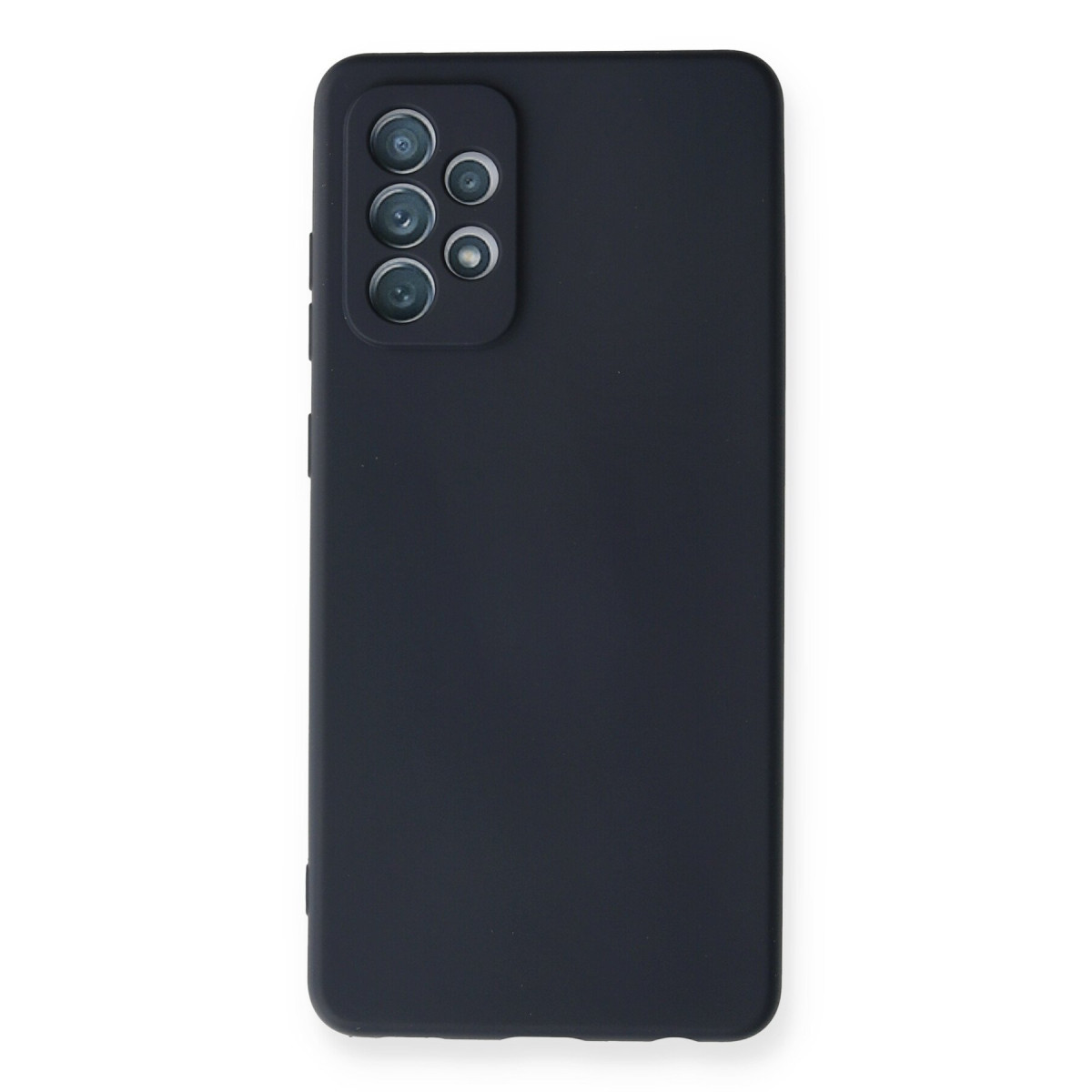 Galaxy A72 Kılıf Nano içi Kadife Silikon - Lacivert