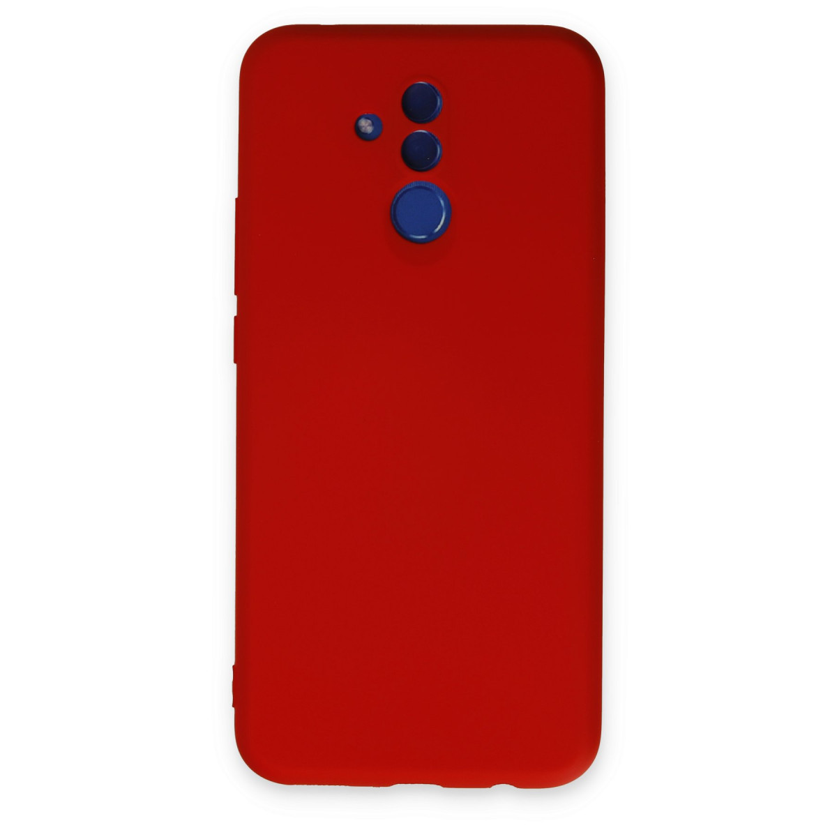 Mate 20 Lite Kılıf Nano içi Kadife Silikon - Kırmızı