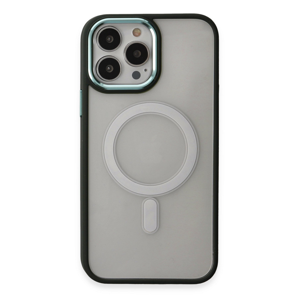 iPhone 15 Pro Kılıf Room Magneticsafe Silikon - Köknar Yeşili — görsel 2