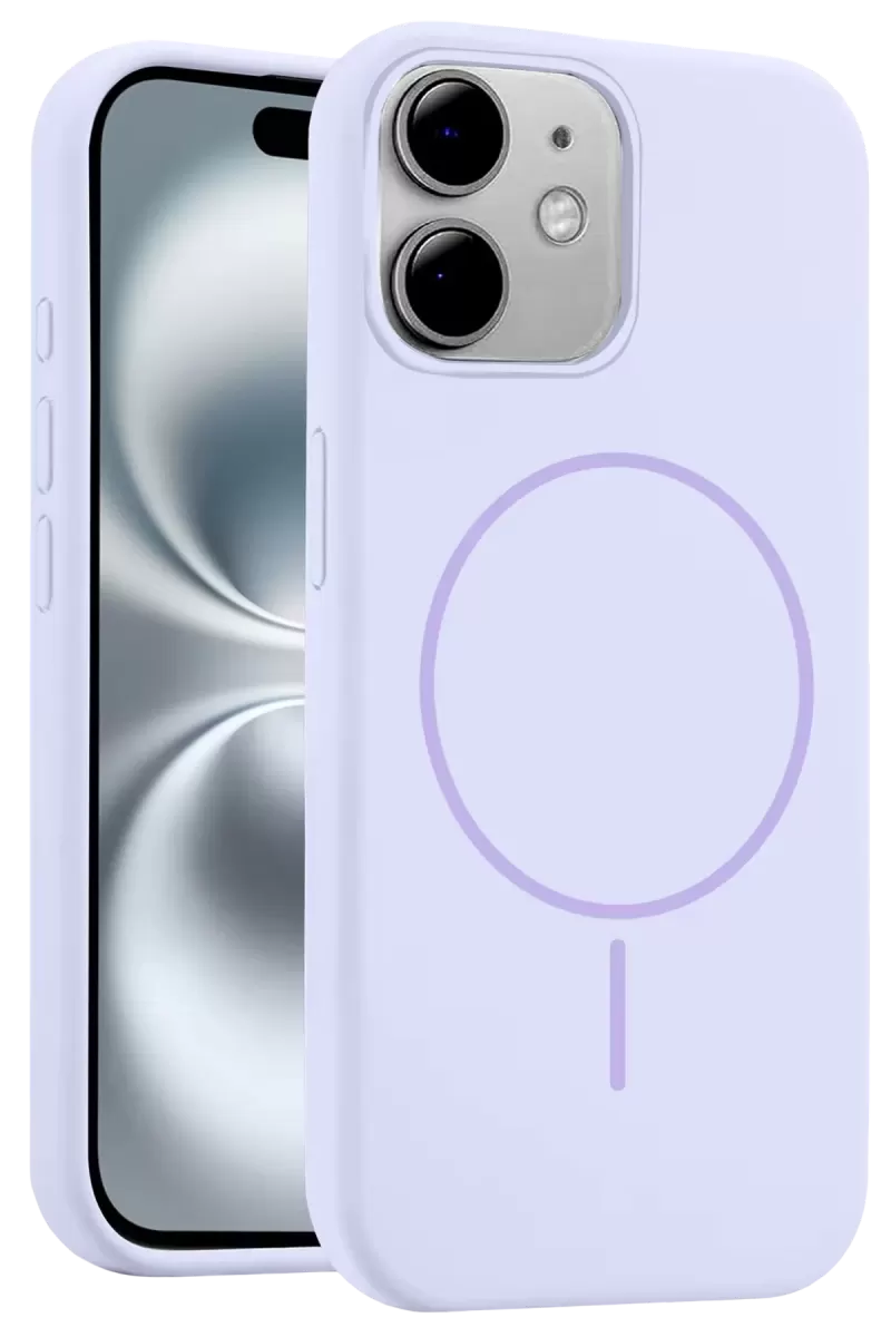 iPhone 11 Kılıf Jully Magsafe Kapak - Lila