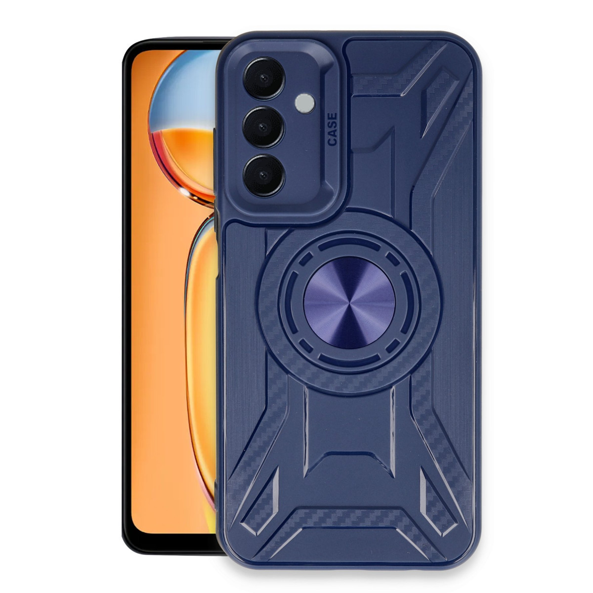 Galaxy A25 5G Kılıf Lincoln Silikon - Lacivert