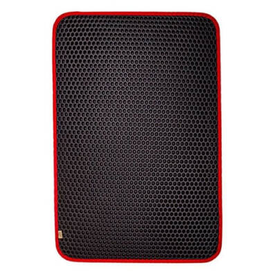 Kum Toplayıcı Fonsiyonel Kedi Tuvaleti Önü Paspası 50x75 Cm Kırmızı