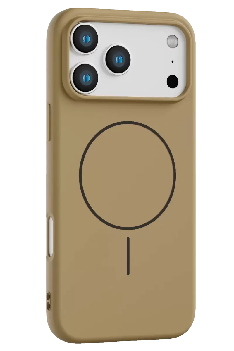 iPhone 17 Pro Jully Magsafe Kapak - Çöl Titanyum