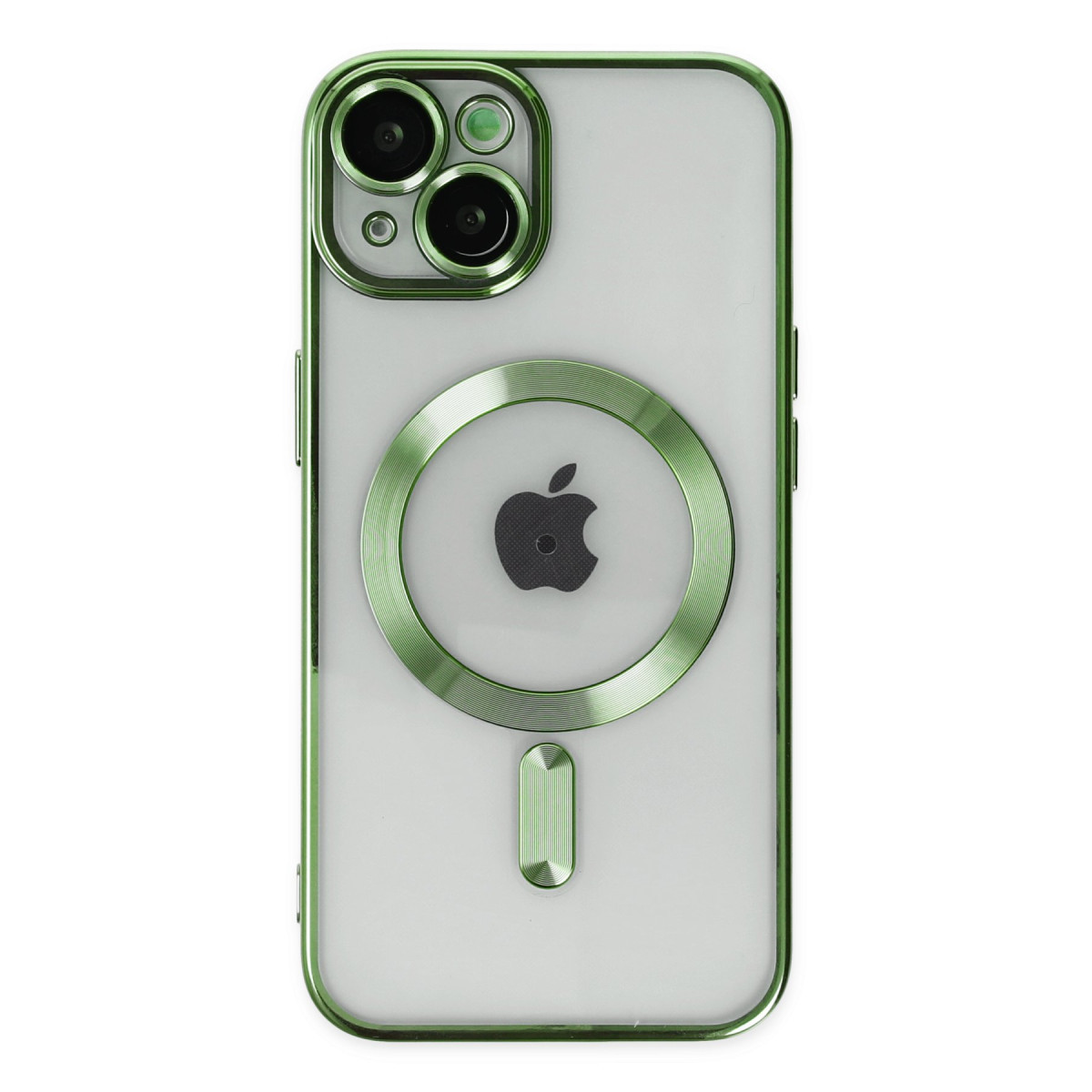 iPhone 14 Plus Kılıf Kross Magneticsafe Kapak - Koyu Yeşil