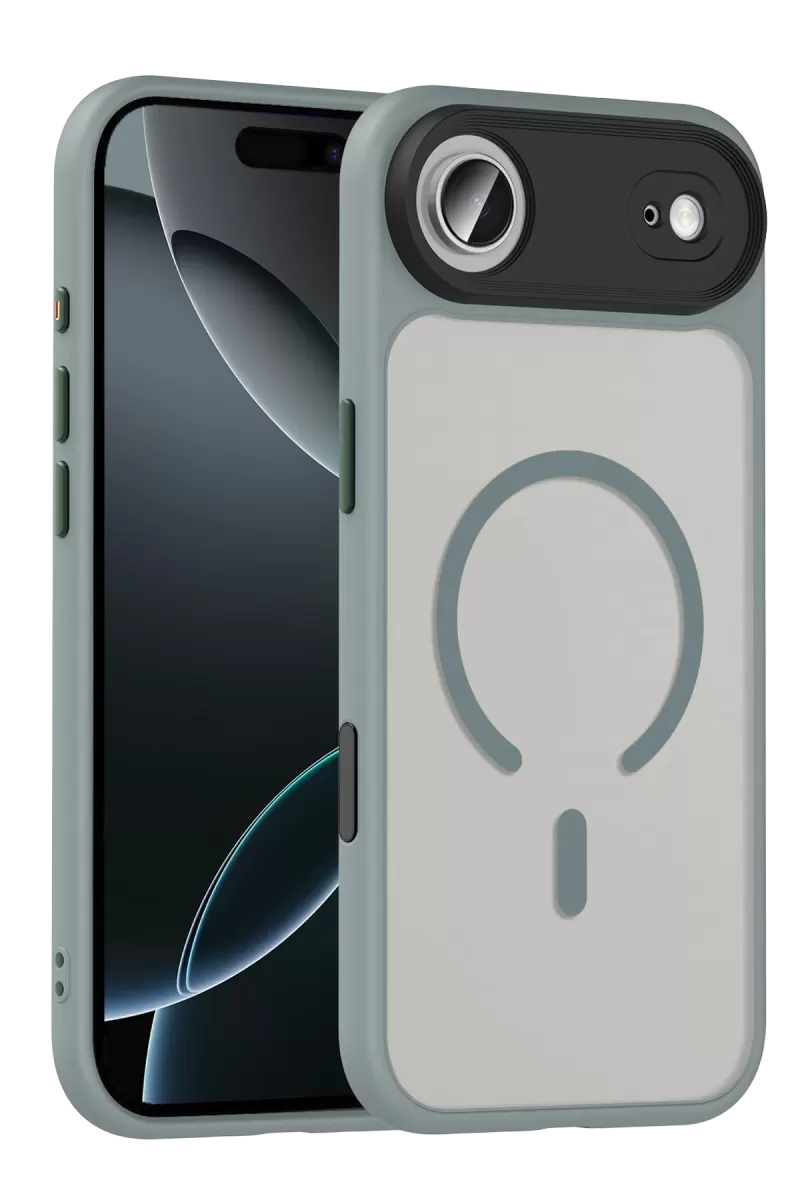 iPhone 17 Air Megane Magsafe Kapak - Titan Gri
