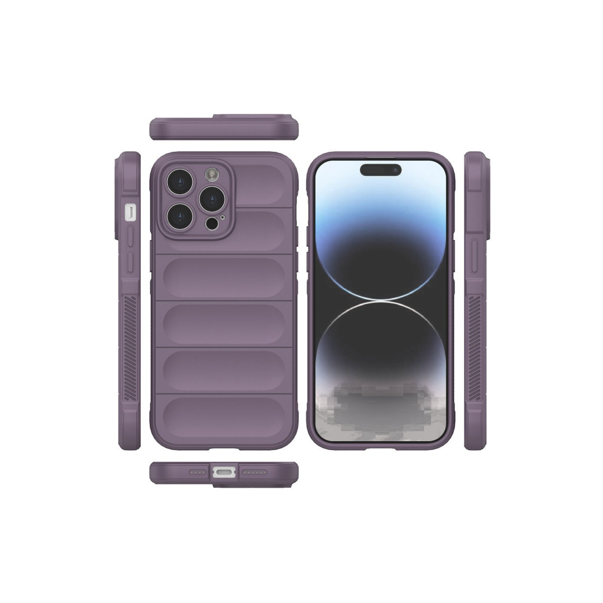 iPhone 14 Pro Kılıf Optimum Silikon - Mor — görsel 3