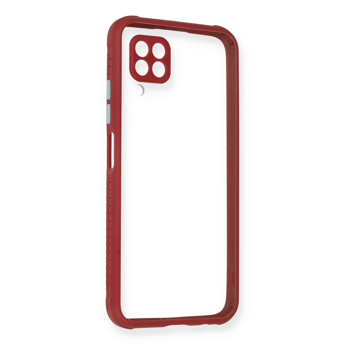 P40 Lite Kılıf Miami Şeffaf Silikon - Fuşya