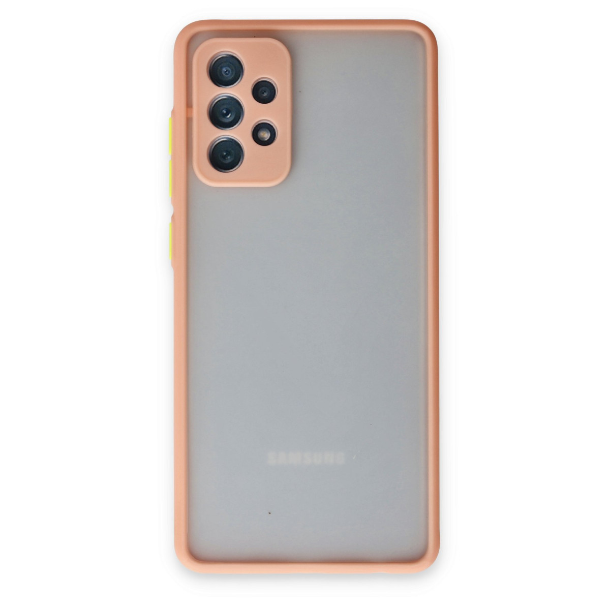 Galaxy A52 Kılıf Montreal Silikon Kapak - Pembe