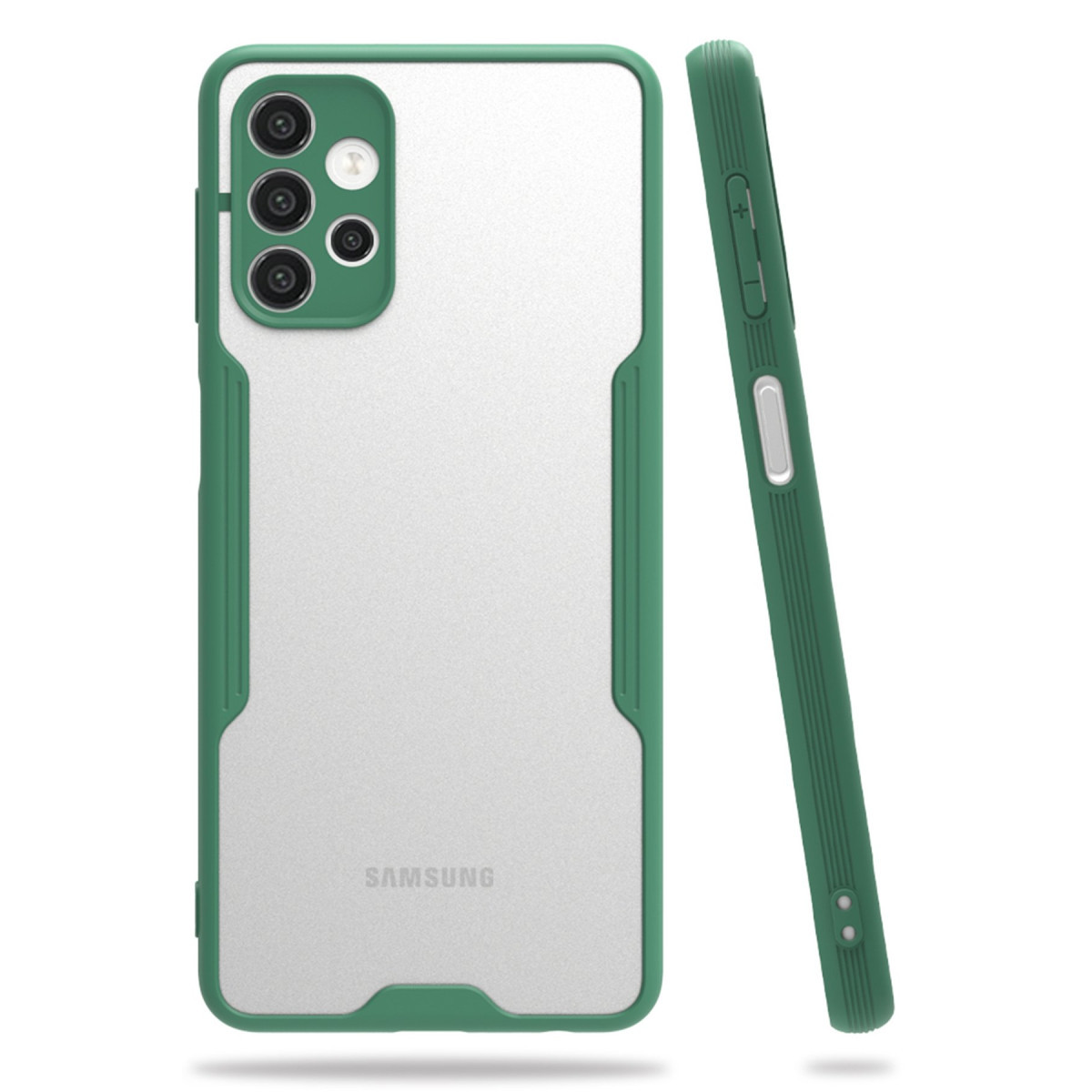Galaxy A52 Kılıf Platin Silikon - Yeşil