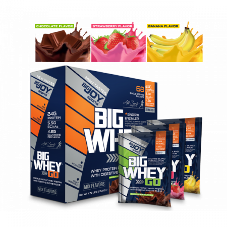 Big Whey Go Protein 2070 Gr MIX 68 Saşe