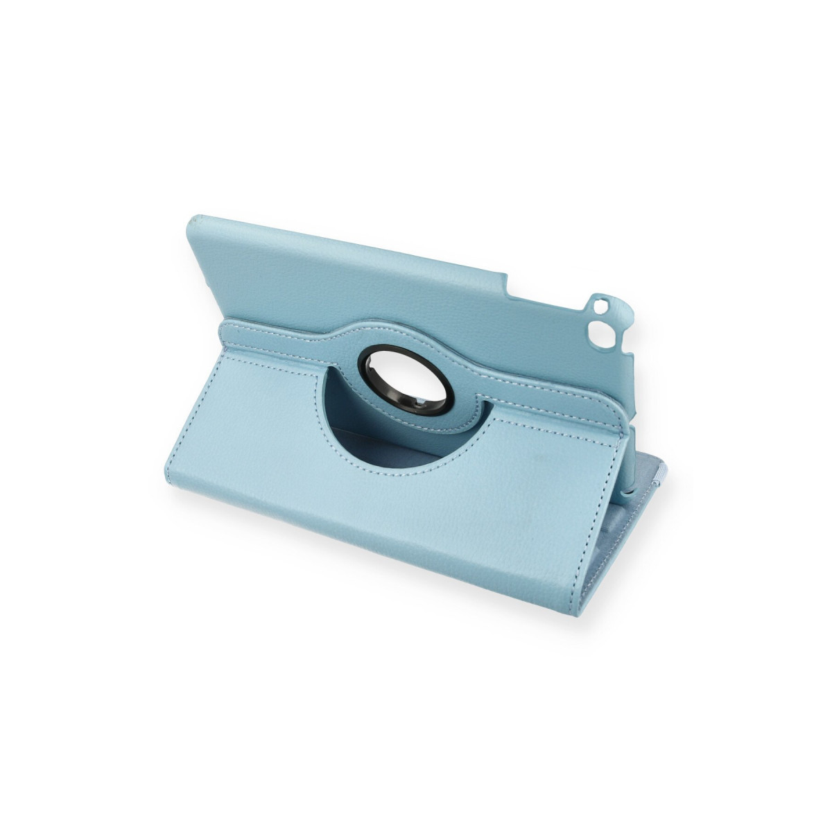 iPad Mini 4 Kılıf 360 Tablet Deri Kılıf - Turkuaz