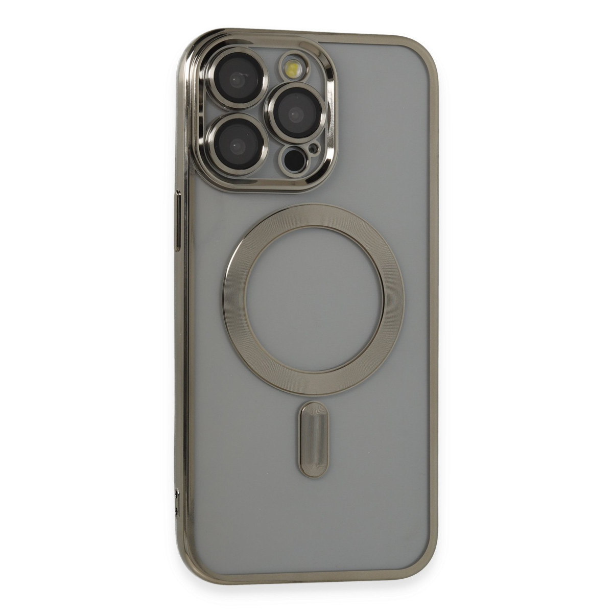 iPhone 14 Pro Max Kılıf Kross Magneticsafe Kapak - Titan Gri
