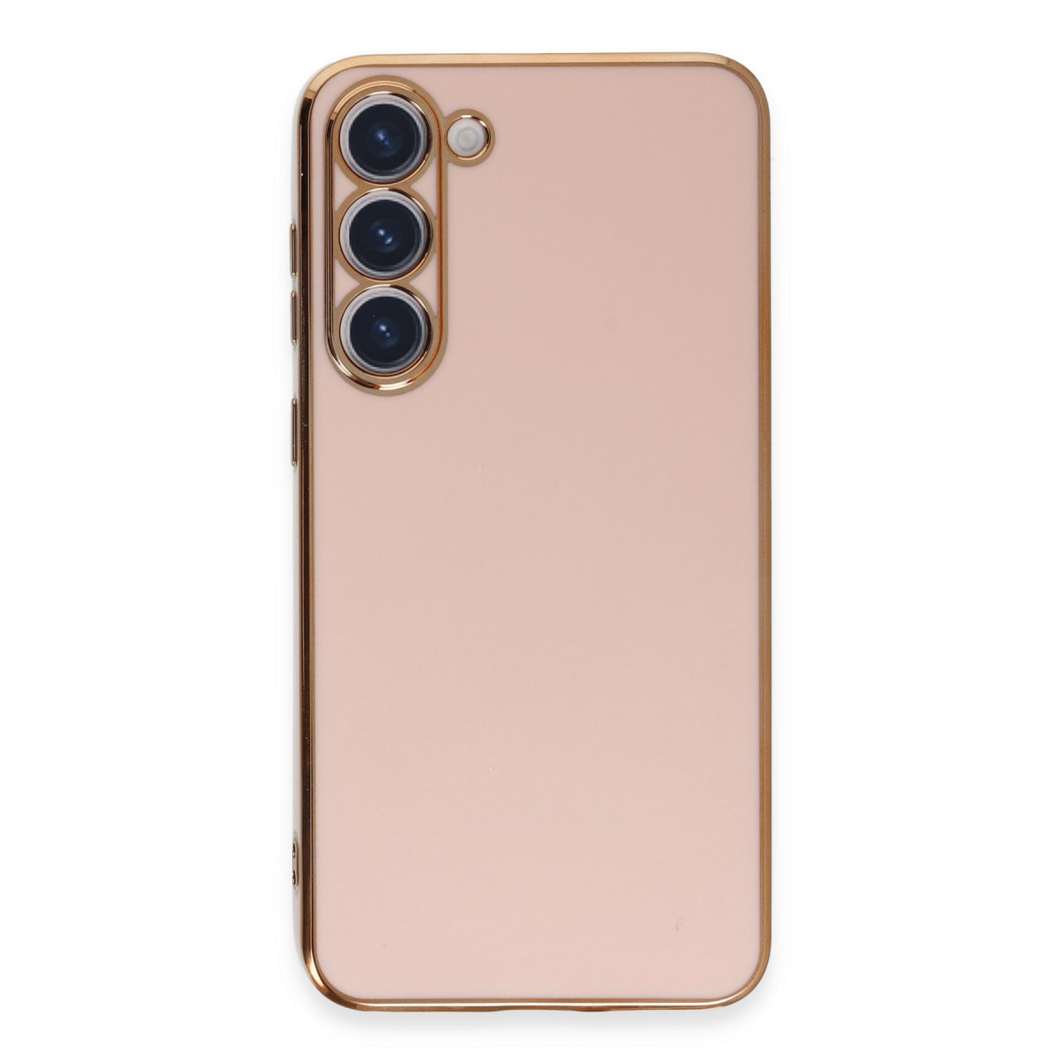 Galaxy S23 Kılıf Volet Silikon - Pembe
